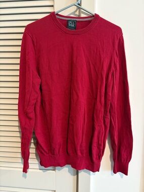 Jos. A. Bank Bright Red Men’s Crewneck Sweater* Size Medium
